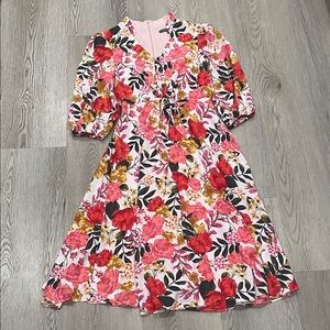 Julia Jordan dress in Red and Pink